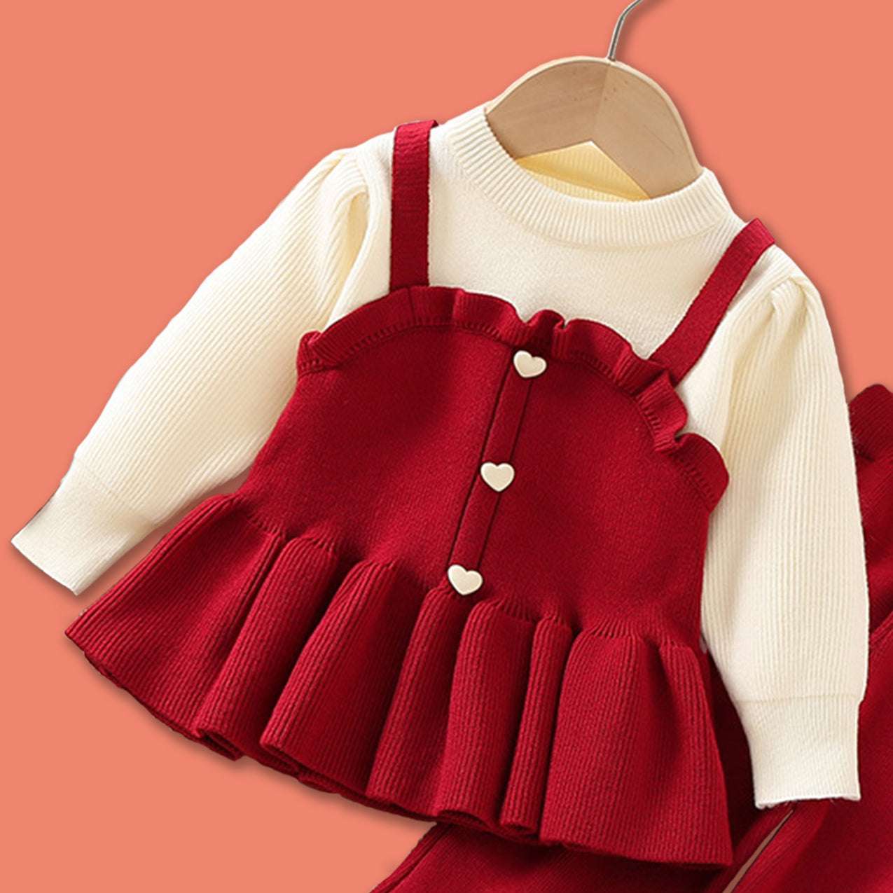 GIRL'S SWEATER TROUSER SET